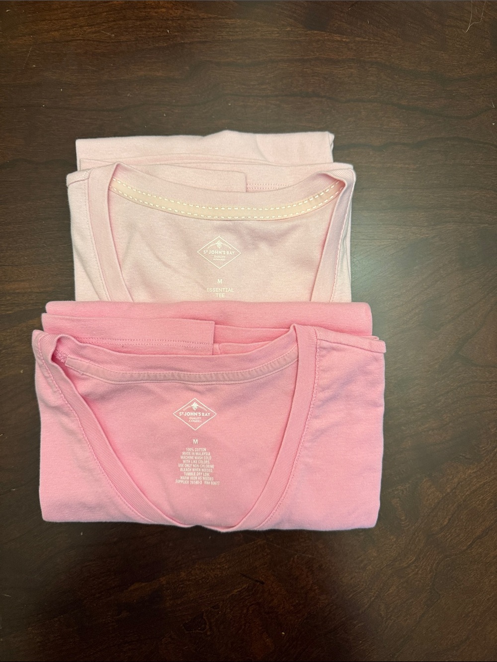 White Stag Women's Short Sleeve Tee Bundle - Pink, Light Pink, Lavender, Peach